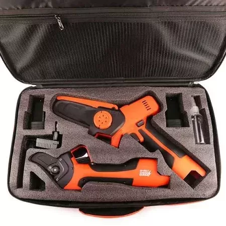 Pack mini tronçonneuse + Sécateur à batterie