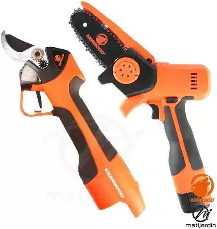 Pack mini tronçonneuse + Sécateur à batterie